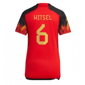Damen Fußballbekleidung Belgien Axel Witsel #6 Heimtrikot WM 2022 Kurzarm